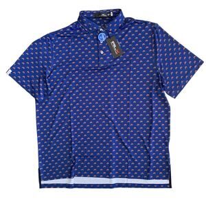 RLX Ralph Lauren Men's Size XL Short Sleeve Floral Golf Stretch Polo Shirt New